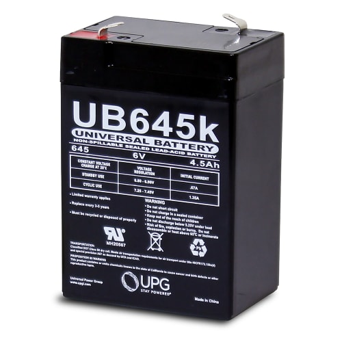 Universal Power Group 6V 4.5A Sealed Lead Acid Battery